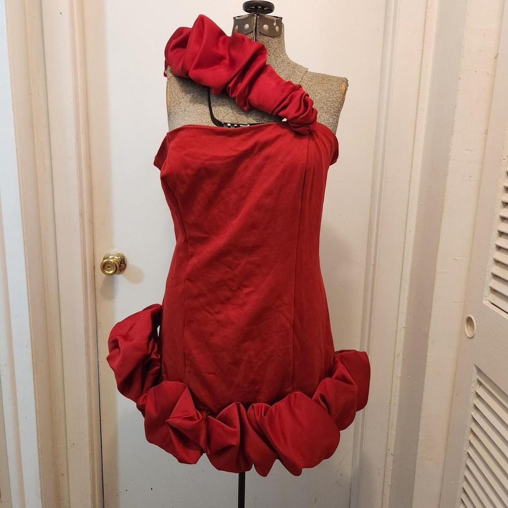 Fashion Nova Wilma ruffle mini dress in size 1X #party